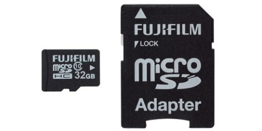 FUJIFILM micro SD class10 32GB כרטיס זיכרון+מתאם