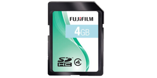 FUJIFILM SD card 4GB כרטיס זיכרון