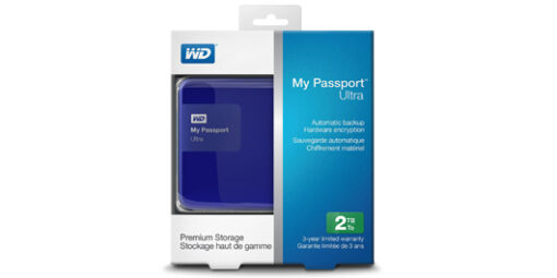 דיסק קשיח חיצוני WD ultra passport 2TB