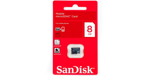 SanDisk micro 8GB כרטיס זיכרון