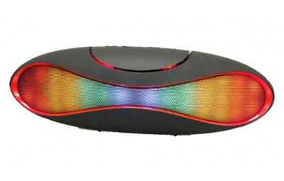 רמקול בלוטוס נייד עם אור צבעוני