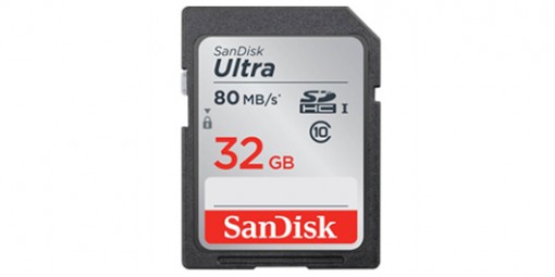 כרטיס זיכרון SD UHS-I Ultra SDHC 32GB SanDisk