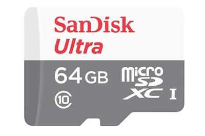 כרטיס זיכרון Ultra micro SDHC USH1 Class 10 64GB SanDisk