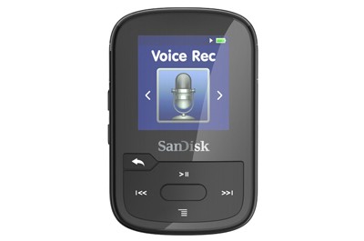 נגן קליפ 16GB SanDisk Clip Voice MP3 Player