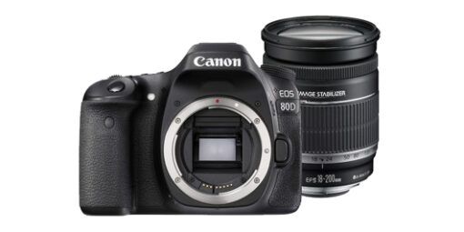 CANON EOS 80D + 18-200mm מצלמה