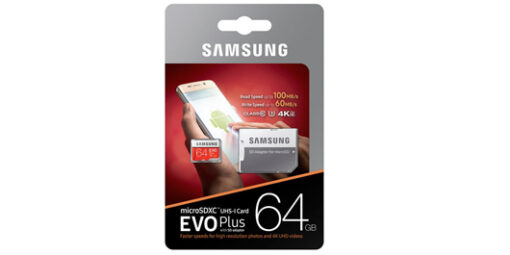 כרטיס זיכרון Samsung Micro SDXC EVO Plus 64GB