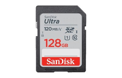 כרטיס זיכרון SanDisk Ultra 128GB SDHC Memory Card 120MB/s